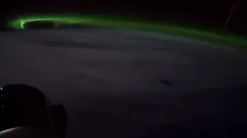 Уникальное северное сияние