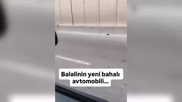 Balaəli yeni avtomobili ilə