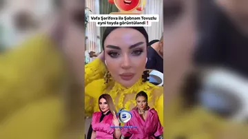 Qalmaqal yaşayan müğənnilər eyni toyda