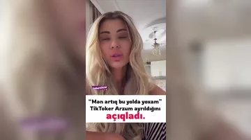 Arzum həyat yoldaşı ilə münasibətlərinə son qoyduğunu bildirdi