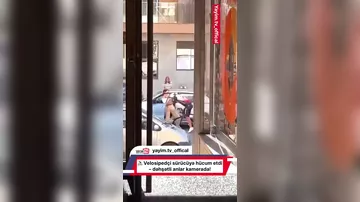 Velosipedçi qadın sürücünü döydü