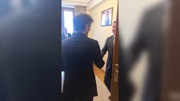 Hikmet Hajiyev meets with Marek Estok