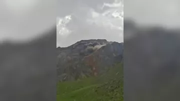 Qusarda sürüşmə baş verib