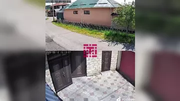 Qəbələdə baş verən zəlzələdən görüntülər -