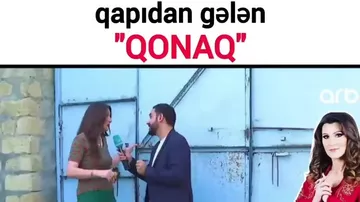 Gözlənilməz "qonaq" sənətçinin gülüşünə səbəb olub