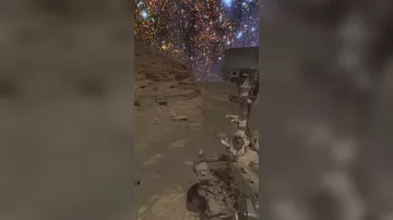 Ночной вид на небо с Марса