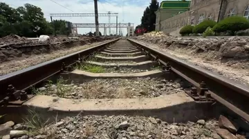 Xaçmaz Dəmiryol Vağzalı binasında əsaslı təmir aparılır