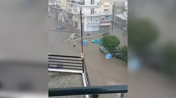 Дожди затопили Грецию