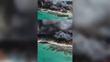 Крупный пожар в отеле в Доминиканской Республике