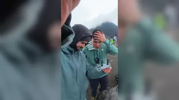 В дрон снял момент извержения вулкана Фуэго