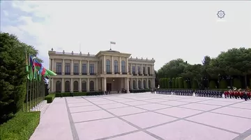 Türkmənistan Prezidenti Sərdar Berdiməhəmmədovun Bakıda rəsmi qarşılanma mərasimi olub