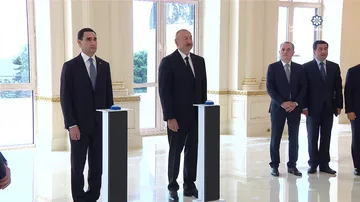 Azərbaycan və Türkmənistan prezidentlərinin iştirakı ilə “Dostlug” tankerinin onlayn formatda hədiyyə olunması mərasimi keçirilib
