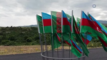 Azərbaycan və Türkmənistan prezidentləri Füzuli şəhərinin dağıdılmış yerlərinə baxıblar