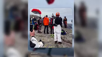İnternetdən ucuz paraşüt alıb test etdi 2