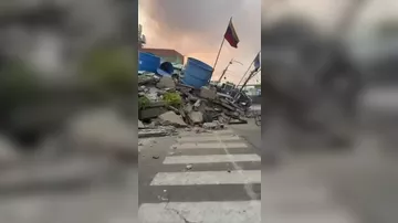 Последствия мощного землетрясения в Венесуэле попали на видео