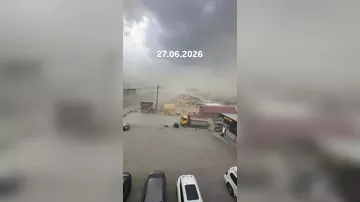 Бишкек накрылся песчаная бура