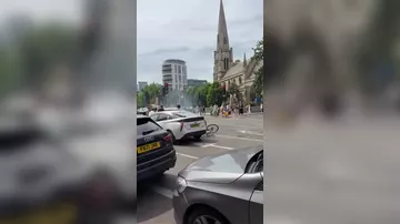 В Лондоне автомобиль въехал в толпу пешеходов