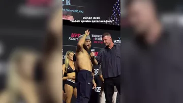 narmin_kazymzade побывала на UFC в Баку
