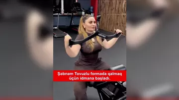 Şəbnəm Tovuzlu idman zalında