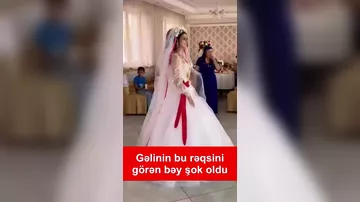 Toyda gəlinin rəqsi müzakirə yaratdı