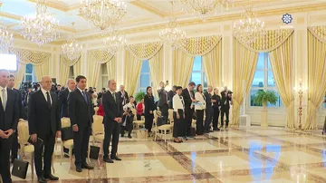 Prezident İlham Əliyev və Avropa Komissiyasının Prezidenti mətbuata bəyanatlarla çıxış ediblər