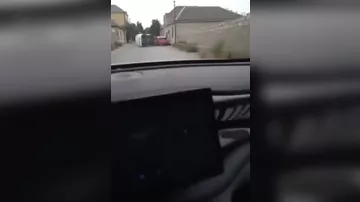 Bakıda “Prius”la toqquşan BYD aşdı