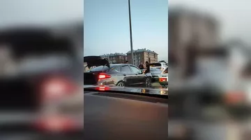 Цепная авария на аэропортовском шоссе