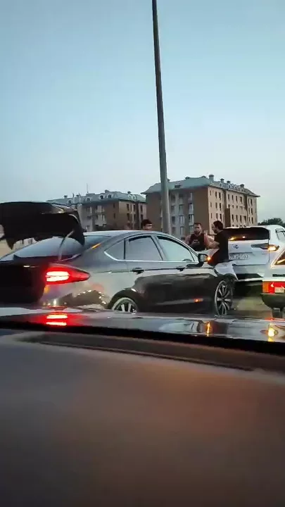 Цепная авария на аэропортовском шоссе