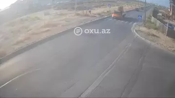 Bu gün səhər Hövsanda baş verən qəzanın görüntüləri