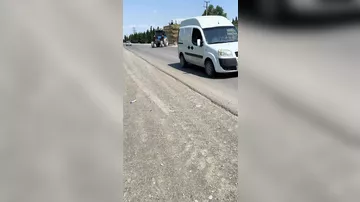 Traktora səkkiz qoşqu qoşan şəxs barədə tədbir görüldü