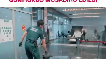İstanbul Hava Limanında gömrük yoxlaması zamanı azərbaycanlı qadın sərnişinin normadan artıq gətirdiyi ət məhsulları müsadirə edilib