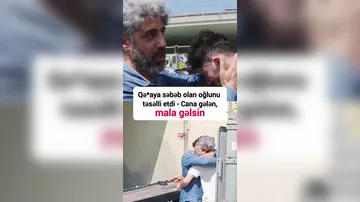 Qırmızı işıqda keçərək qəzaya səbəb olan gəncə ən böyük təsəllini atası verib