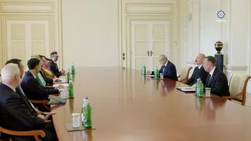 Prezident İlham Əliyev bir sıra beynəlxalq qurumların rəhbər şəxslərini qəbul edib