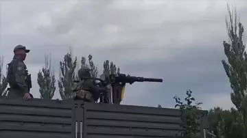 Rusiyanın YakB-12,7 pulemyotundan istifadə zamanı kuryoz hadisə baş verib