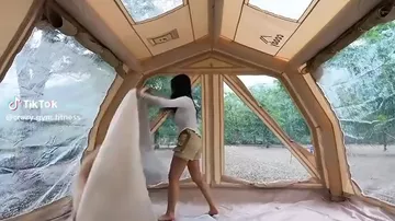 Yağışlı havada kamp ideyası
