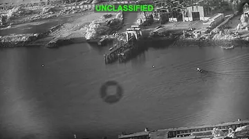 США показали боевое применение морских дронов против иранских портов