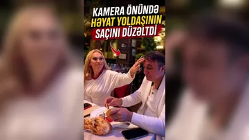 Rəqsanə İsmayılovadan yemək masasında həyat yoldaşına xüsusi diqqət