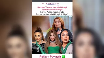 "Kəmalə Günəşli Aygün Kazımova ilə eyni sıradadır, 2-ci sıradadır"