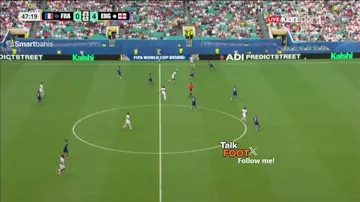 Fransa 1:4 İngiltərə/ 48' Mbappe
