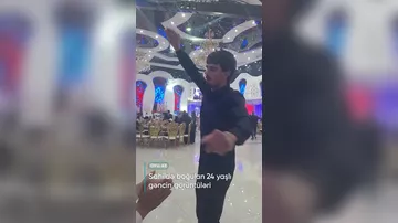 Sahildə boğulan 24 yaşlı gəncin görüntüləri