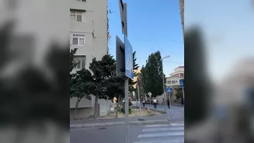 Yasamalda təhlükə yaradan yol nişanı