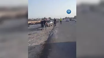 Salyanda 3 nəfərin öldüyü, 3 nəfərin xəsarət aldığı qəza yerindən görüntülər