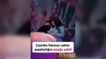 Müğənni Xatun səhnədə gözlənilməz hadisə ilə üzləşib