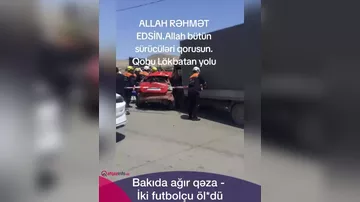 Ötən gün paytaxtın Qaradağ rayonunda ağır yol qəzası baş verib