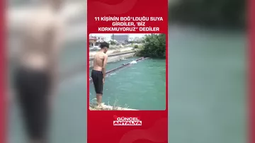 11 nəfərin boğulduğu suda üzürlər
