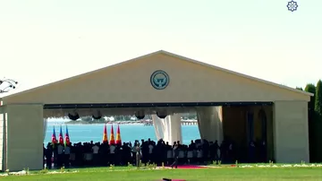 Azərbaycan və Qırğızıstan prezidentlərinin təltifolunma mərasimi keçirilib