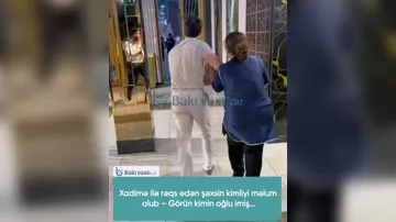 Xadimə ilə rəqs edən şəxs Mübariz Əsgərovun oğlu imiş