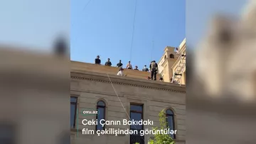 Ceki Çan "Tanrının yaraqları 4: Ultimatum" beynəlxalq macəra filminin çəkilişlərində