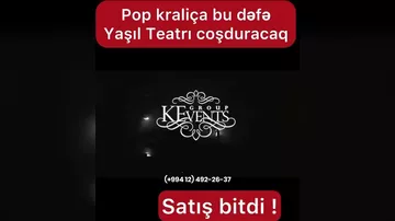 Pop kraliçanın konsertinə günlər öncədən “sold out”