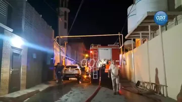 Bakıda məsciddə yanğın olub